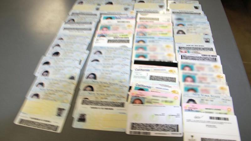 Fake i.d.'s captured by officials