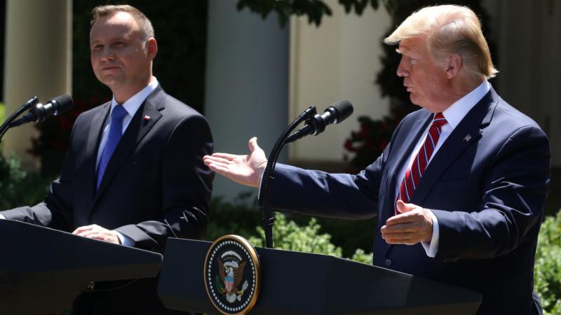 President Donald Trump and Polish President Andrzej Duda, 6/12/20