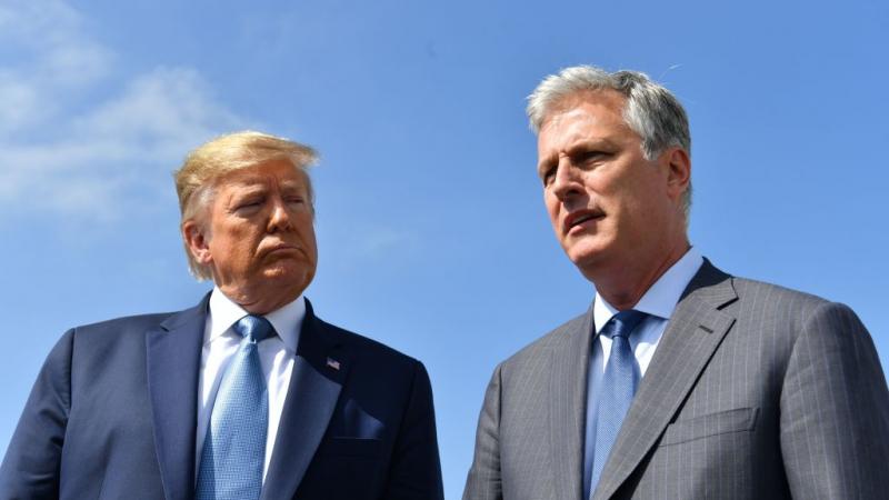 President Trump and Robert O'Brien in 2019