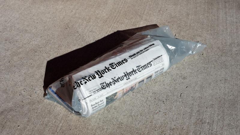 A New York Times newspaper