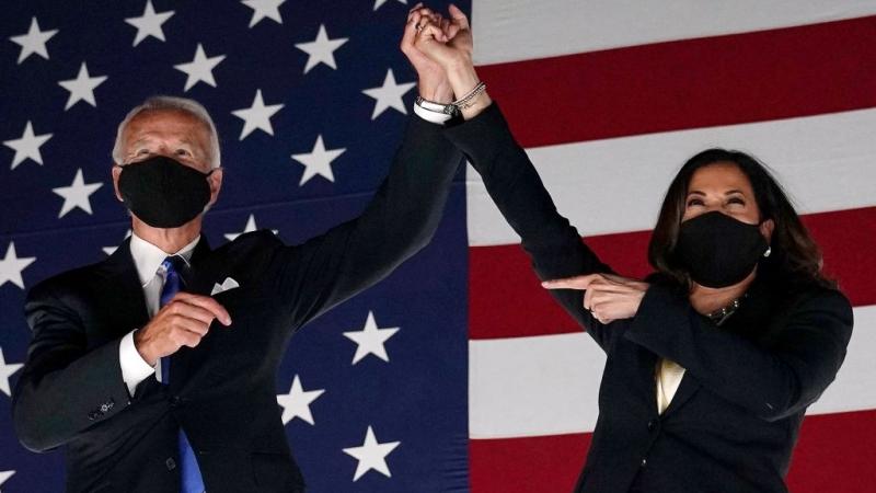 Joe Biden and Sen. Kamala Harris on August 20, 2020