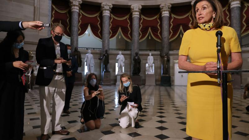 Nancy Pelosi on Capitol Hill, 8/3