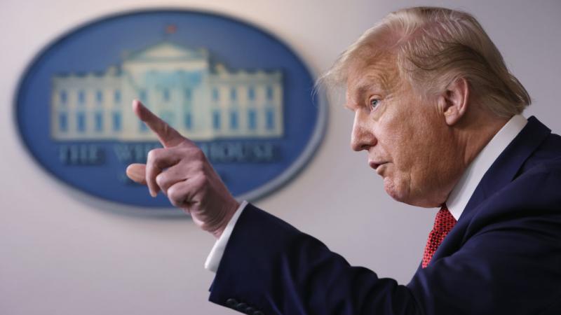 President Trump on August 10, 2020