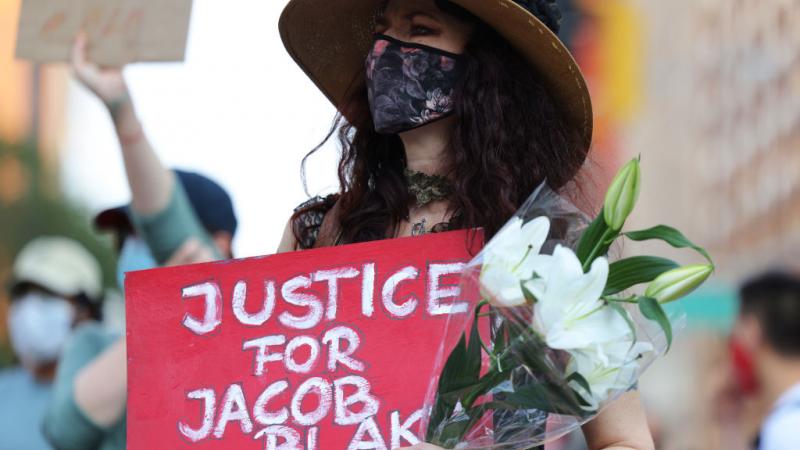 Protesters in New York City, Aug. 25