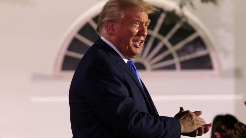 President Trump during a 2020 RNC event, Aug. 25