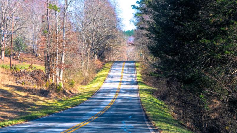 Rural American road