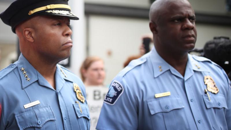 Minneapolis Police Chief Medaria Arradondo left