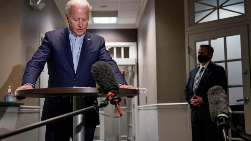 Biden speaks on the death of Ginsburg, Sept. 18