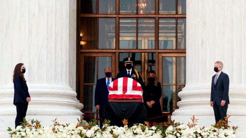 President Trump and First Lady Melania Trump at Supreme Court Thursday 