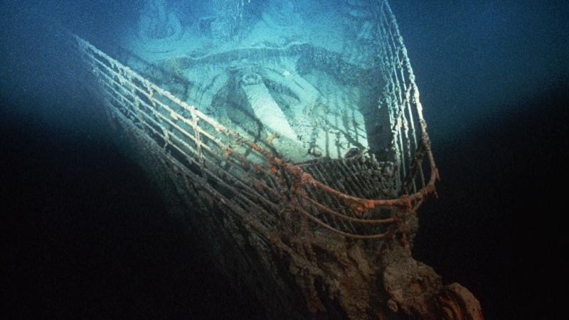 The wreck of the Titanic