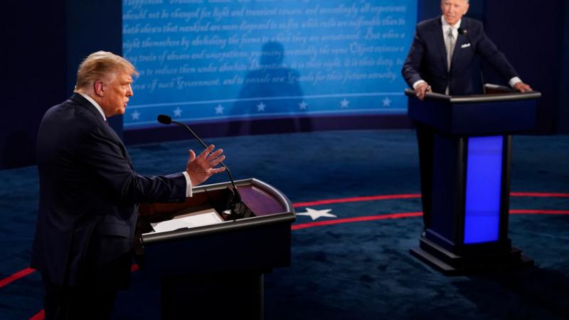 President Trump and former Vice President Joe Biden on September 29, 2020