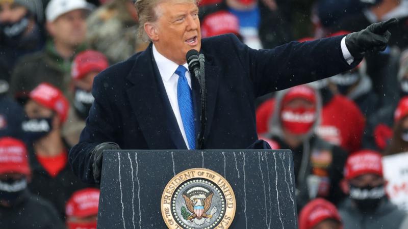 President Trump on October 27, 2020