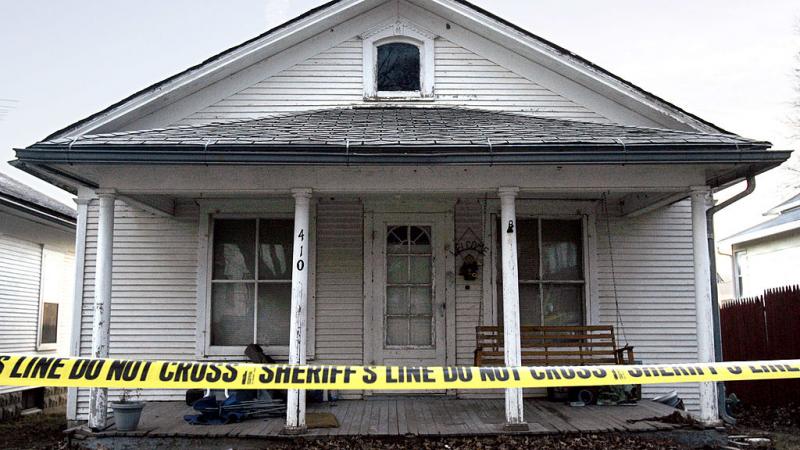 The home of Bobbie Jo Stinnett in Skidmore, MO, 2004