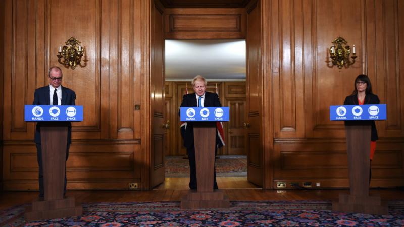 UK virtual press conference COVID