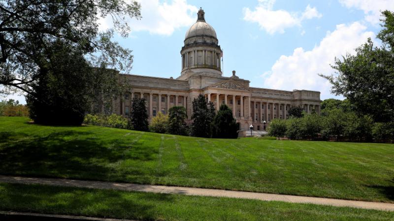 The Kentucky state capitol in Frankfort