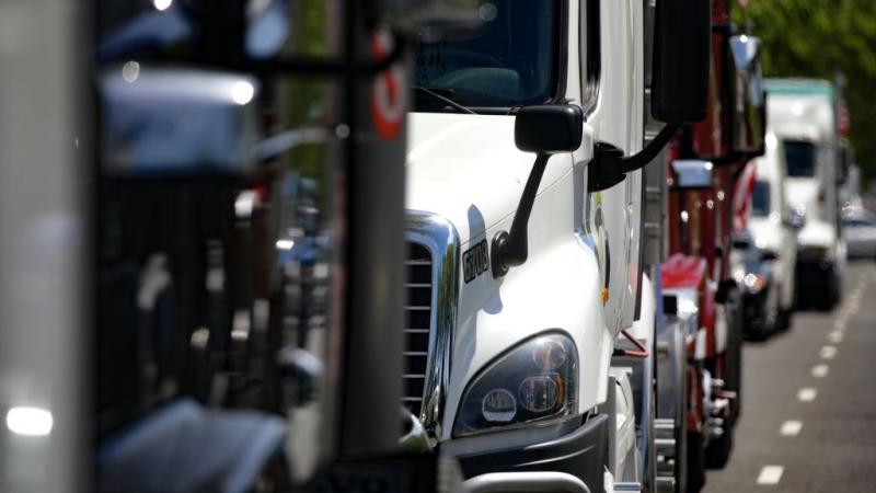 Truck driver protest in Washington, D.C.