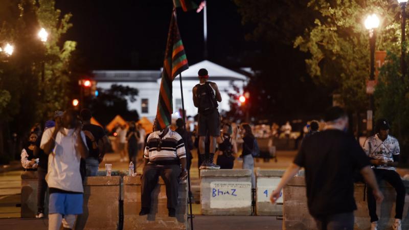 Black Lives Matter Plaza in D.C. in front of White House 