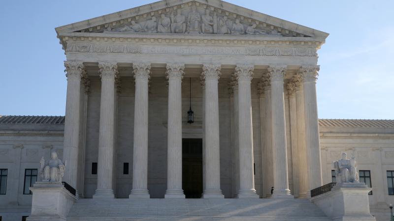 An outside view of the US Supreme Court at 1st Street NE. On November 3, 2020, Americans voted to elected a president and vice president, 35 Senators, all 435 members of the House of Representatives, 13 governors of 11 states and two US territories, as well as state and local government officials.