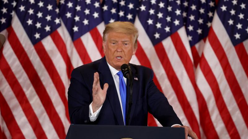 President Trump on November 4, 2020