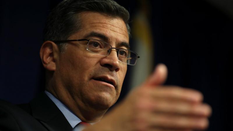 California Attorney General Xavier Becerra