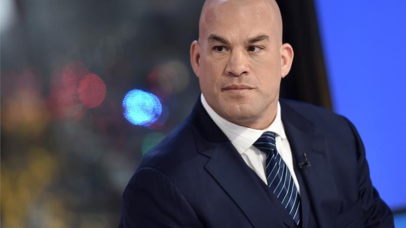 UFC Hall Of Fame Member, Former UFC Light Heavyweight Champion Tito Ortiz visits "Mornings With Maria" at Fox Business Network Studios on December 02, 2019 in New York City.