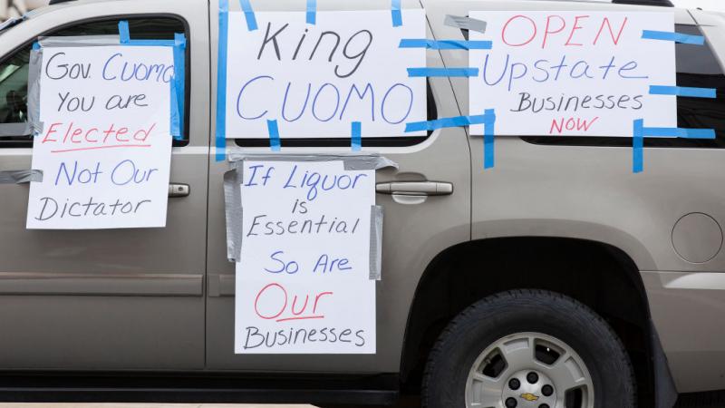 Protests against New York Gov. Andrew Cuomo, Apr. 2020