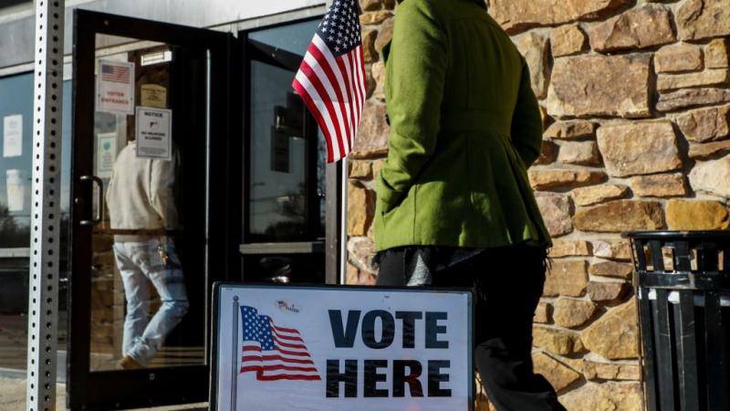Voting in Kenosha, WI, Nov. 3