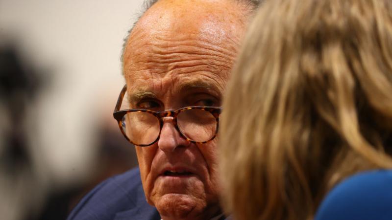 Rudy Giuliani and Jenna Ellis on December 2, 2020