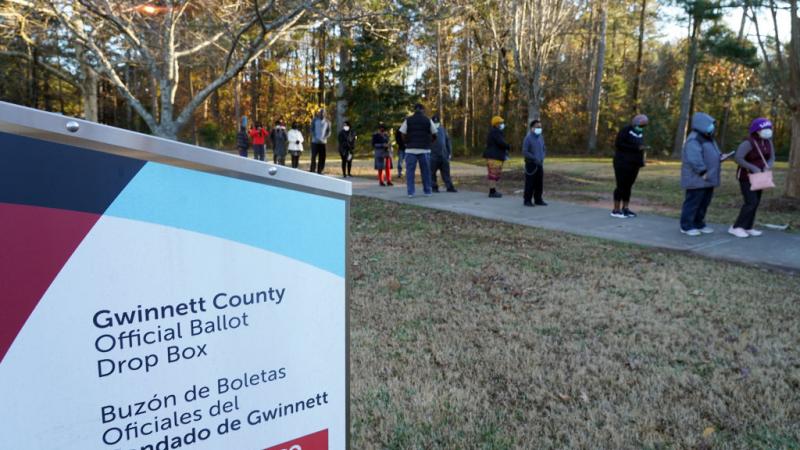 Early voting in Atlanta, Georgia, Dec. 14