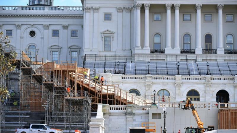 Preparations for presidential inauguration