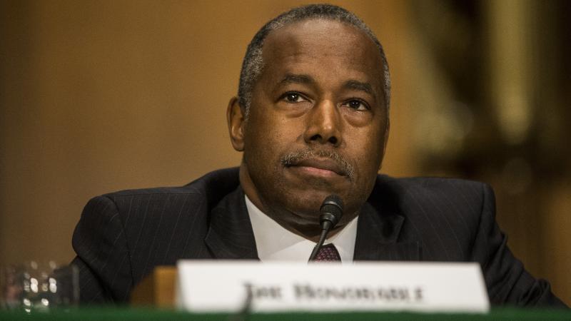 U.S. Housing and Urban Development Secretary Ben Carson testifies during a Senate Banking, Housing, and Urban Affairs Committee hearing on September 10, 2019 in Washington, DC.