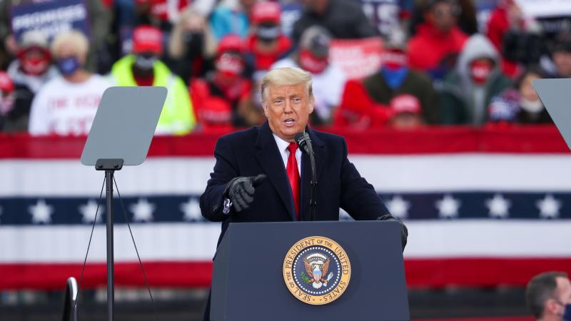 President Trump at rally