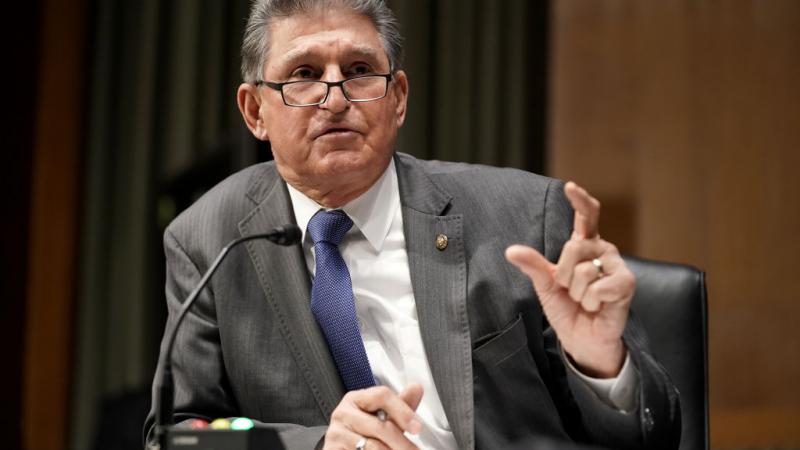 Sen. Joe Manchin on January 19, 2021