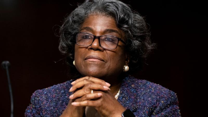 Linda Thomas-Greenfield on Jan. 27, 2021