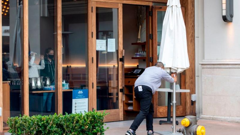 A restaurant in Los Angeles, Jan. 28