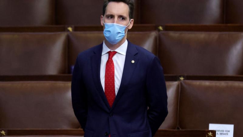 Sen. Josh Hawley on Jan. 6, 2020