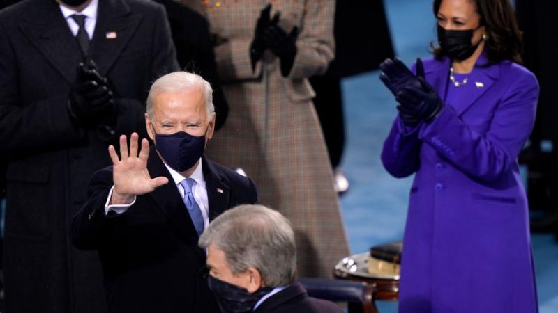 Joe Biden at his inaugration, Jan. 20, 2020