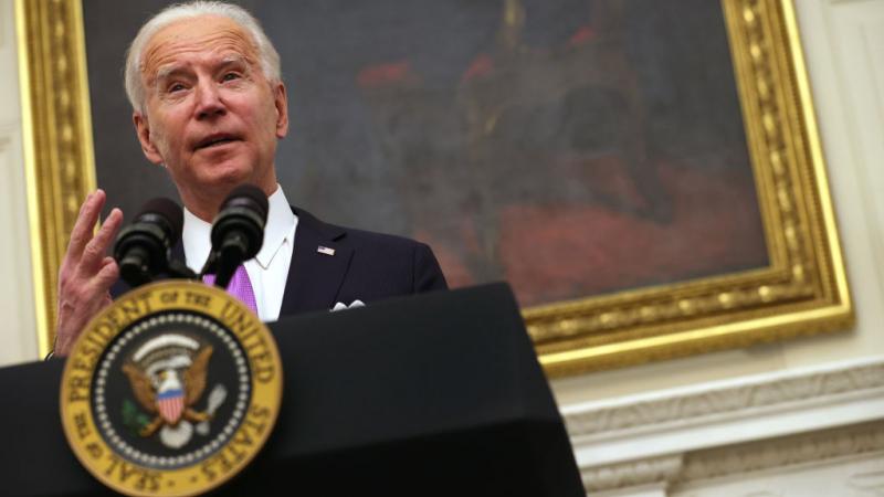 President Joe Biden on Jan. 21, 2021