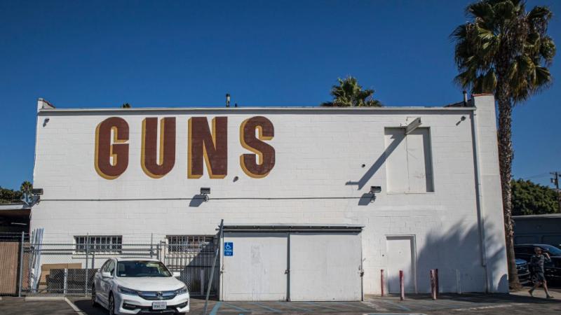 A gun store in Culver City, CA