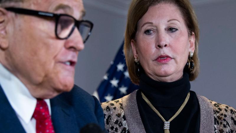 Rudy Giuliani and Sidney Powell in November 2020