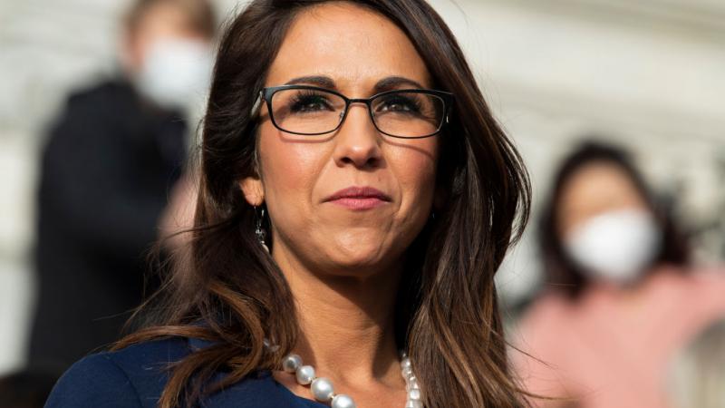 Lauren Boebert at Capitol on Jan. 4