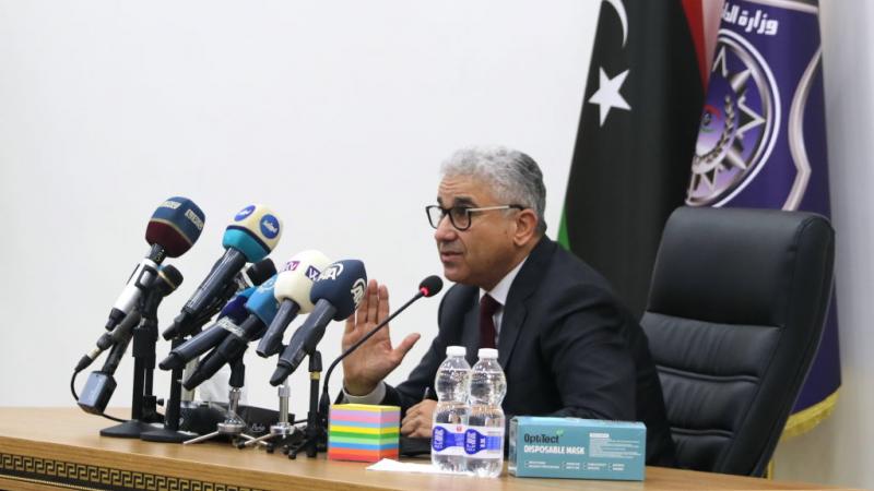 Libyan Interior Minister Fathi Bashagha on Feb. 9, 2021