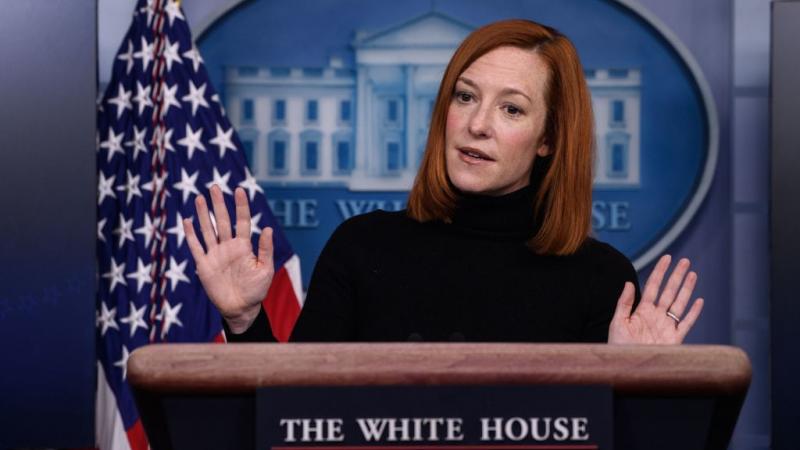 White House Press Secretary Jen Psaki on February 16, 2021