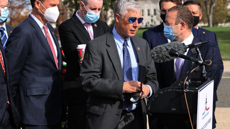 Rep. Fred Upton (R-Michigan) briefs with the Problem Solvers Caucus briefs with the Problem Solvers Caucus