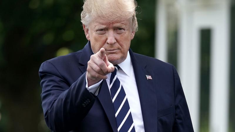 Then-President Trump in July 2019