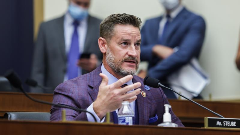 Rep. Greg Steube (R-FL) speaks during the House Judiciary Subcommittee on Antitrust, Commercial and Administrative Law hearing on Online Platforms and Market Power in the Rayburn House office Building, July 29, 2020 on Capitol Hill in Washington, DC.