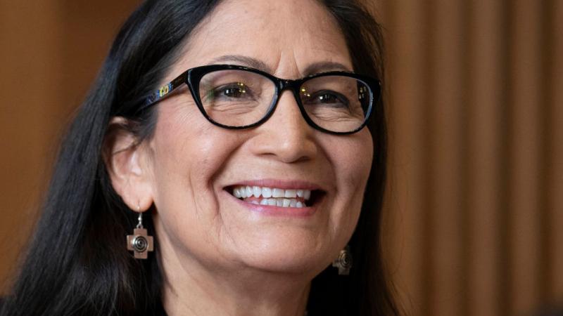 Rep. Deb Haaland on Feb. 24, 2021