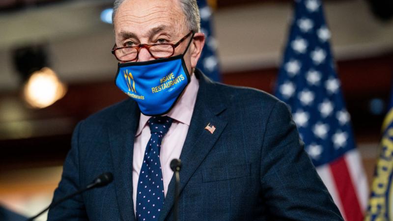 Sen. Chuck Schumer in February 2021