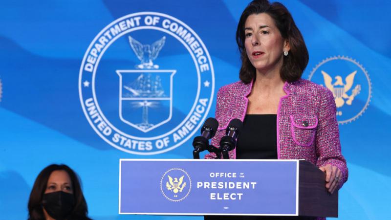 Rhode Island Gov. Gina Raimondo in January 2021