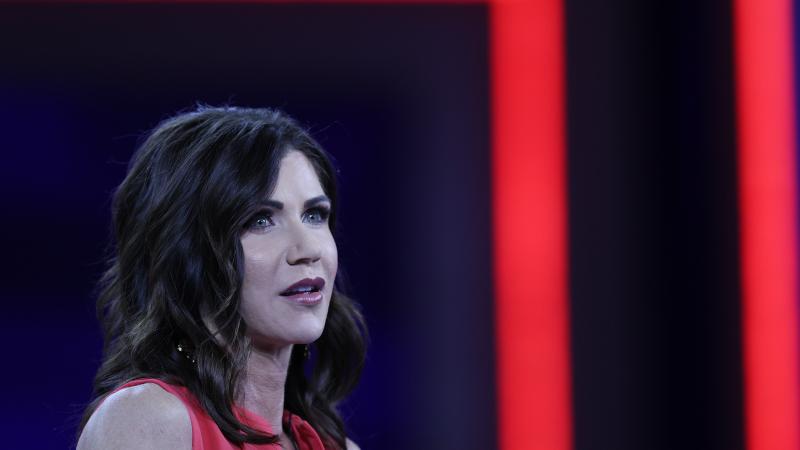 South Dakota Gov. Kristi Noem addresses the Conservative Political Action Conference held in the Hyatt Regency on February 27, 2021 in Orlando, Florida.